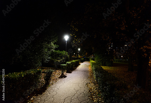 2022 November Slovakia, Bratislava: Night city in Bratislava