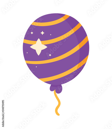 purple balloon helium