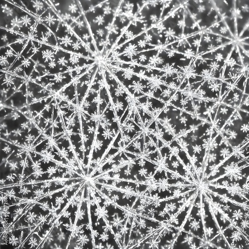 A beautiful  intricate snowflake crystal is closeup in this picture. It s delicate structure is perfect and unbroken. The surface of the snowflake glistens in the light  catching your eye.