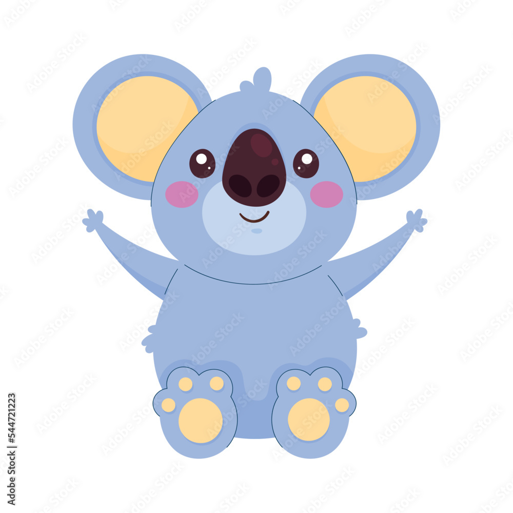 koala traditional australian animal Stock Vector | Adobe Stock