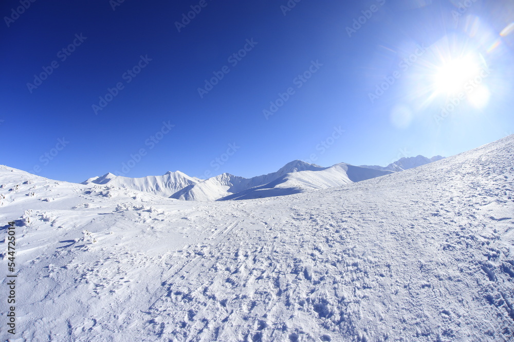 Tatry Zachodnie, West Tatra mountains in winter
