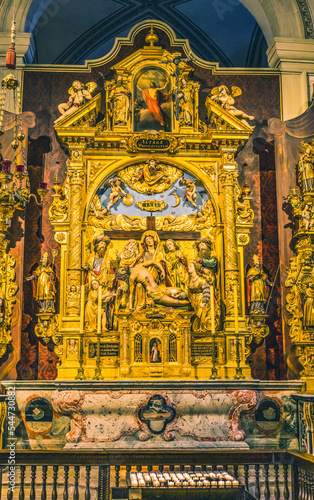 Photo Mary Pieta Altar Saint Leodegar Church Lucerne Switzerland