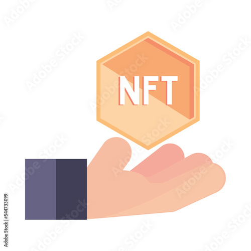 hand and non fungible token