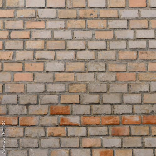 Red brick wall grunge background texture
