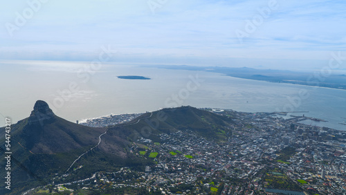 View of Cape Town in South Africa