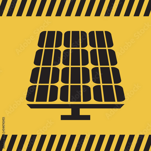 Logo panneaux solaires.