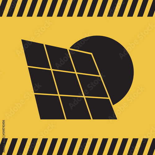 Logo énergie solaire.