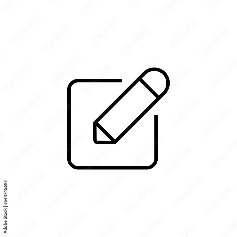 Edit icon vector illustration. edit document sign and symbol. edit text icon. pencil. sign up Edit icon vector illustration. edit document sign and symbol. edit text icon. pencil. sign up