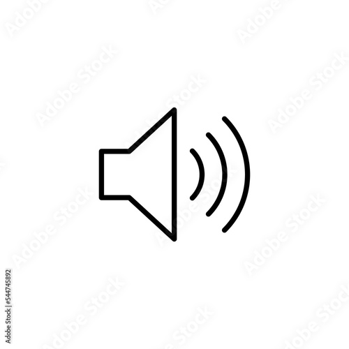 Speaker icon vector illustration. volume sign and symbol. loudspeaker icon. sound symbol