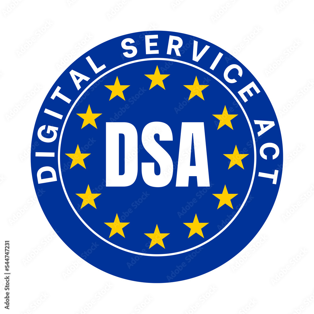 DSA digital services act symbol icon DSA digital services act symbol icon
