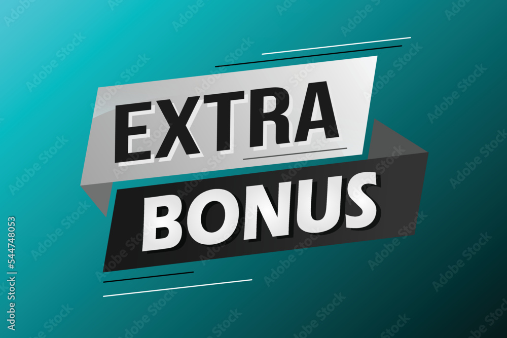 extra bonus word concept vector illustration with lines 3d style for social media landing page, template, ui, web, mobile app, poster, banner, flyer, background, gift card, coupon, label, wallpaper extra bonus word concept vector illustration with lines 3d style for social media landing page, template, ui, web, mobile app, poster, banner, flyer, background, gift card, coupon, label, wallpaper