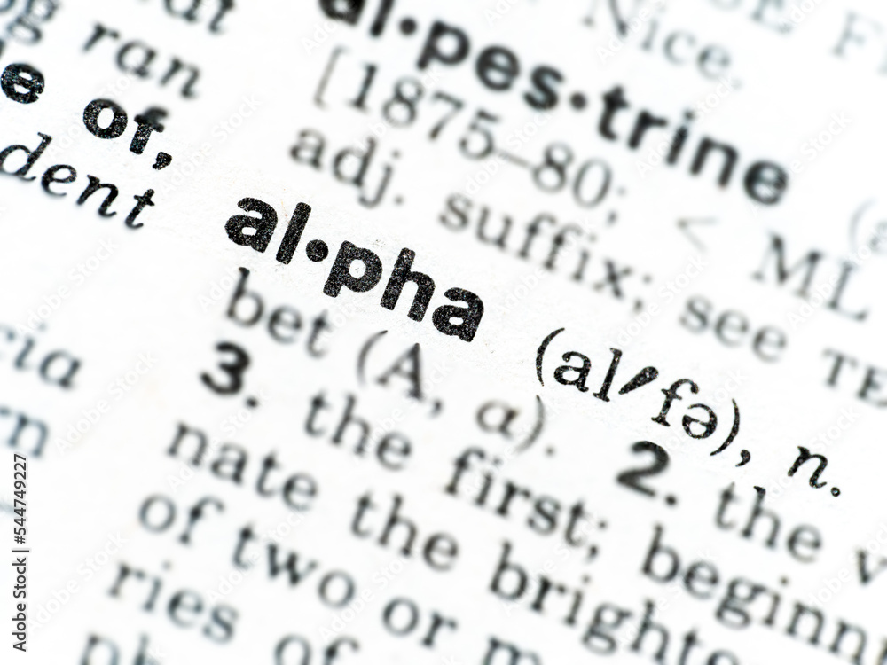 definition of the word alpha in dictionary definition of the word alpha in dictionary