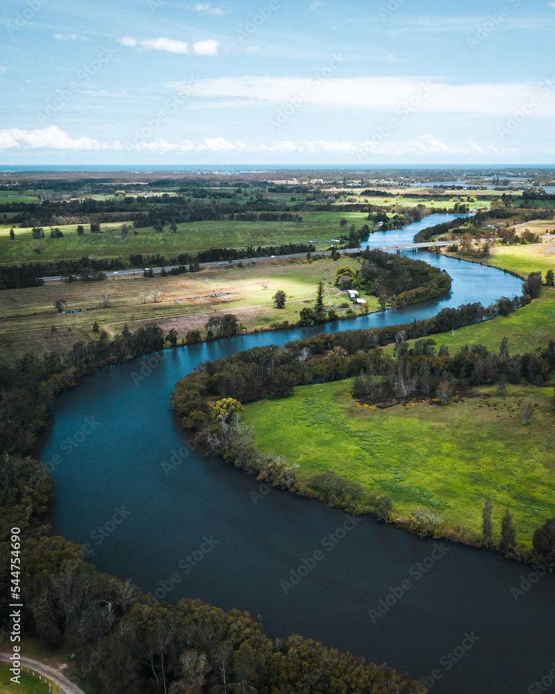 view of the river