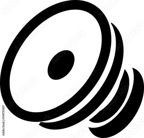 car speaker icon vector flat design.speaker collection on white background..eps