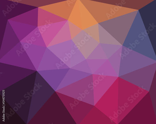 vector color abstract triangle background.