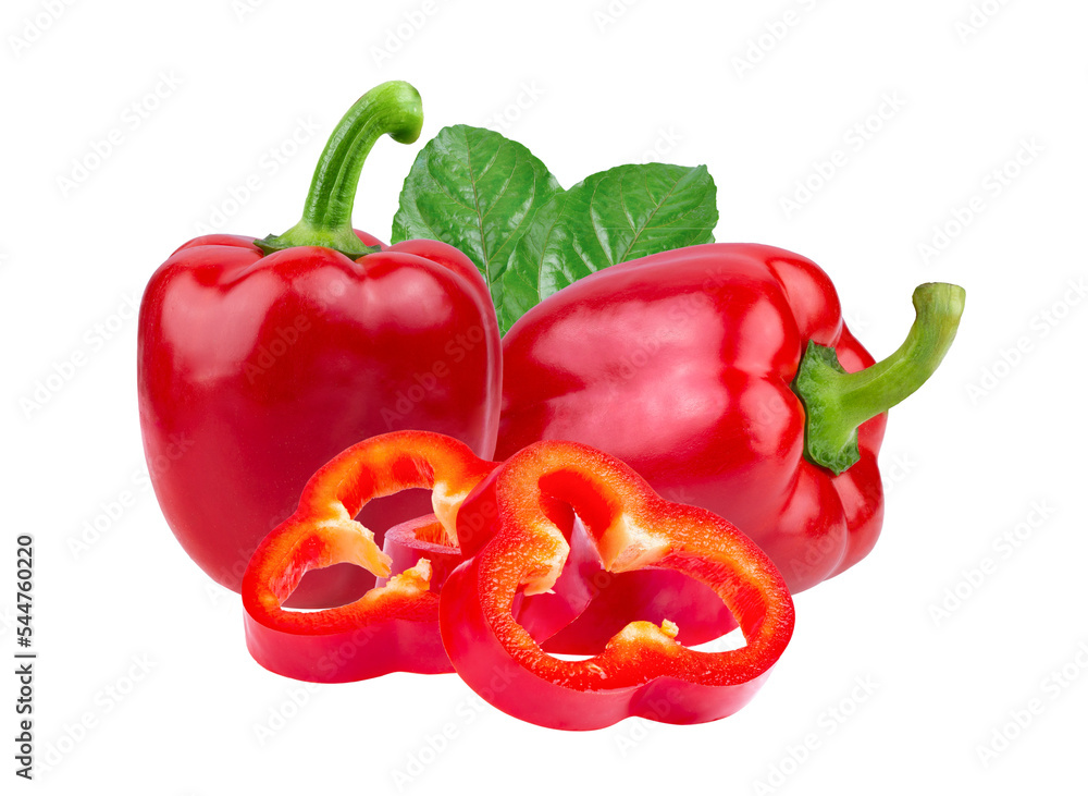 Red pepper isolated on transparent png Red pepper isolated on transparent png