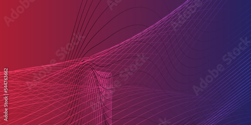 Purple red background with lines