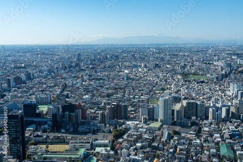 東京 新宿 高層ビルからの風景