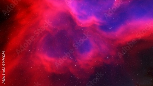 nebula gas cloud in deep outer space 