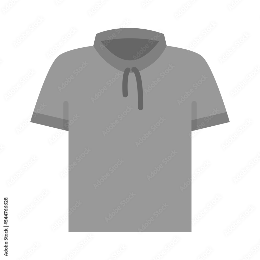 Illustration of Hoodie Shirt design Icon Illustration of Hoodie Shirt design Icon