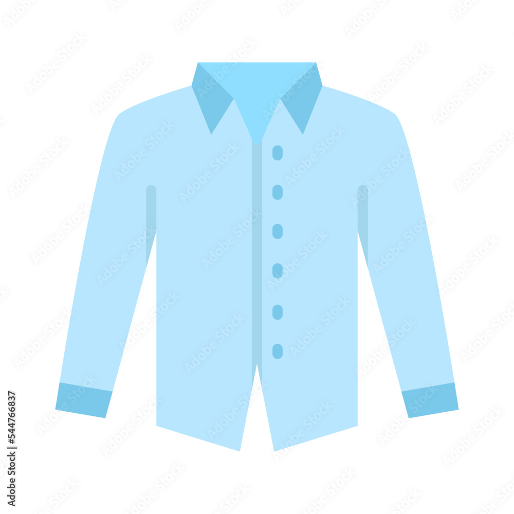 Illustration of Formal Shirt design Icon Illustration of Formal Shirt design Icon