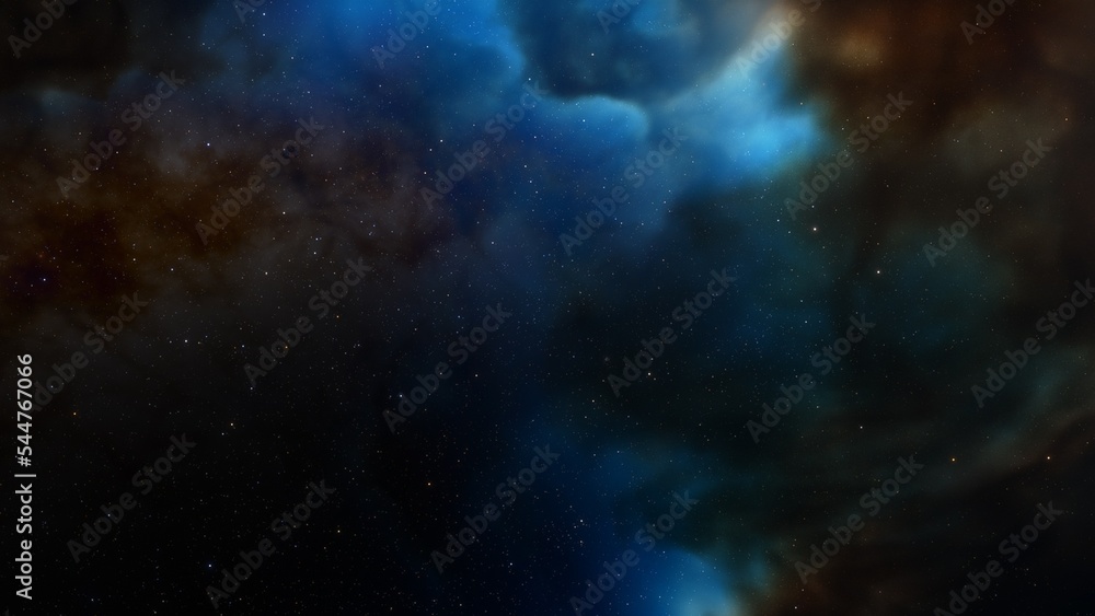 Space nebula, for use with projects on science, research, and education. Illustration
