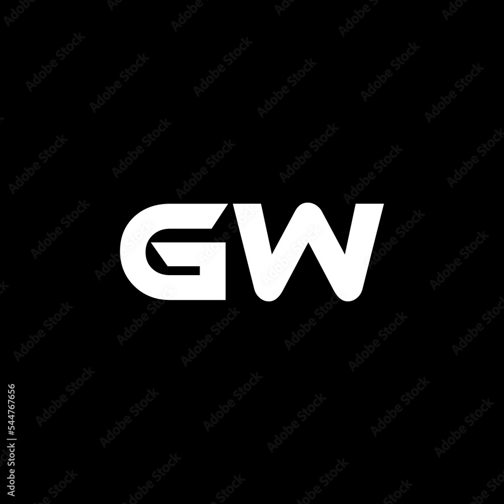 GW letter logo design with black background in illustrator, vector logo modern alphabet font overlap style. calligraphy designs for logo, Poster, Invitation, etc. GW letter logo design with black background in illustrator, vector logo modern alphabet font overlap style. calligraphy designs for logo, Poster, Invitation, etc.