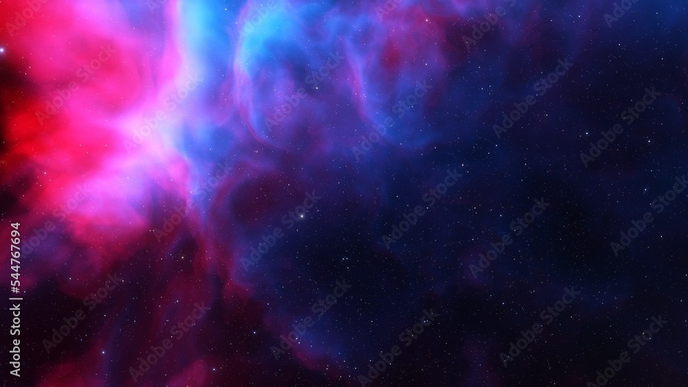 Space nebula, for use with projects on science, research, and education. Illustration
