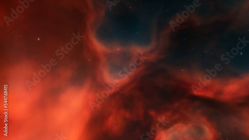 nebula gas cloud in deep outer space © ANDREI