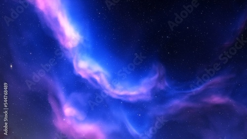 nebula gas cloud in deep outer space 