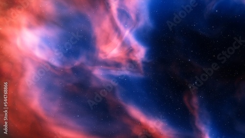 Deep outer space with stars and nebula © ANDREI