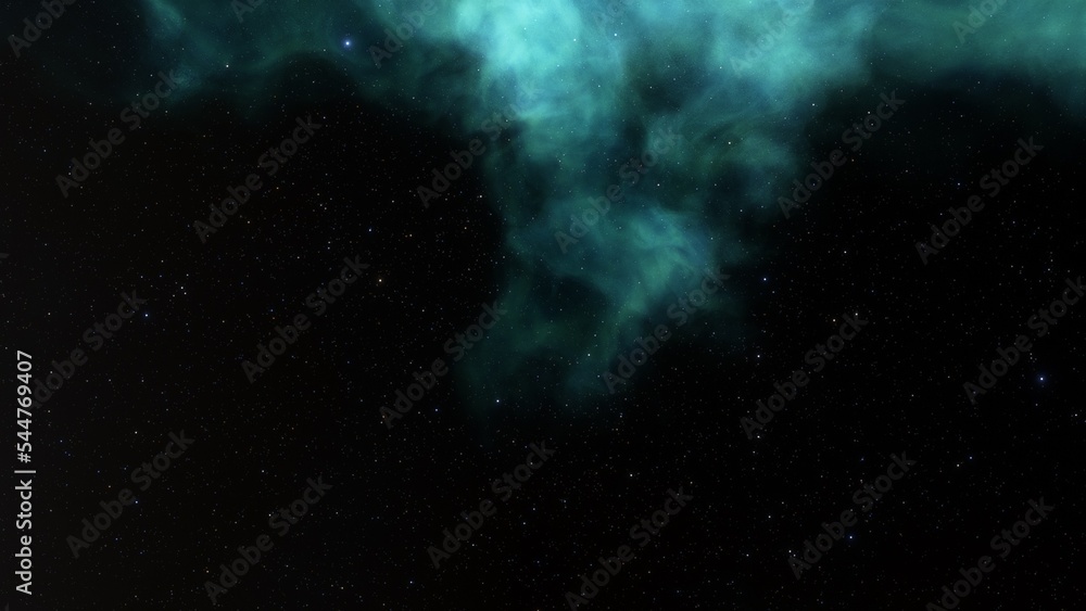 Fototapeta premium Universe filled with stars, nebula and galaxy 