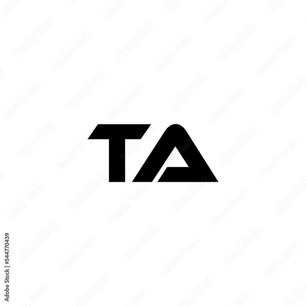 TA letter logo design with white background in illustrator, vector logo modern alphabet font overlap style. calligraphy designs for logo, Poster, Invitation, etc. TA letter logo design with white background in illustrator, vector logo modern alphabet font overlap style. calligraphy designs for logo, Poster, Invitation, etc.