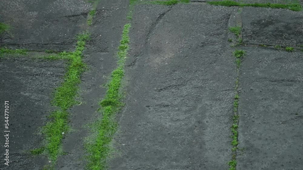 Rain On Road in europe