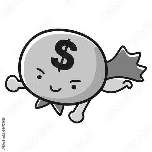 ドル通貨（＄）のヒーローキャラクター