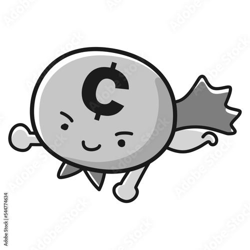 セント通貨（¢）のヒーローキャラクター
