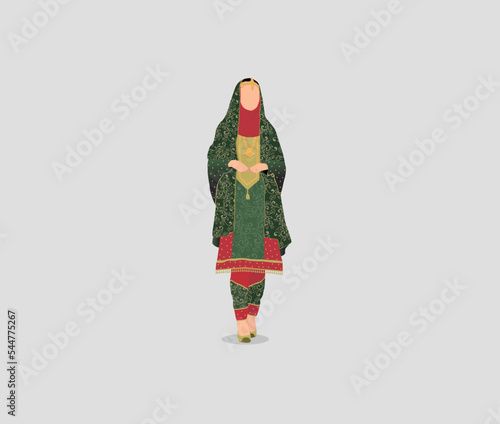 Traditional Omani Girl, Arabic Girl