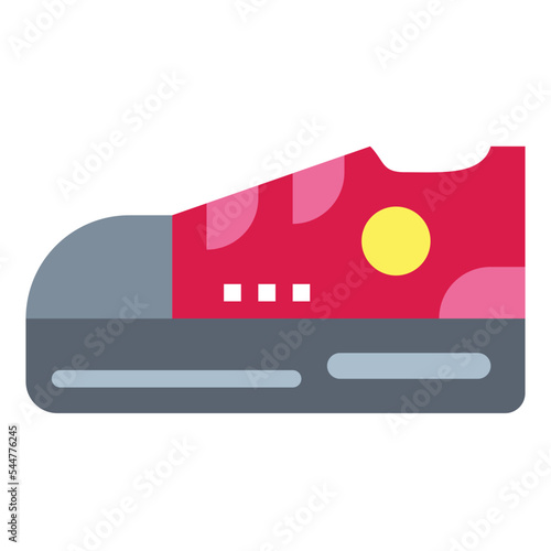 shoe flat icon style