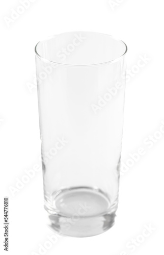 A Clear Empty and Clean Glass on a White Background