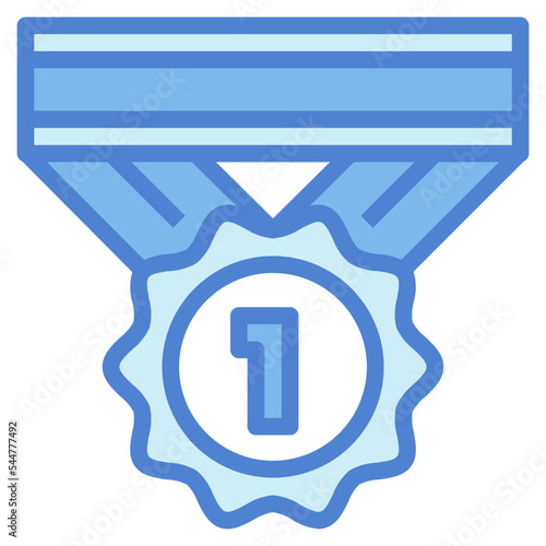 medal two tone icon style