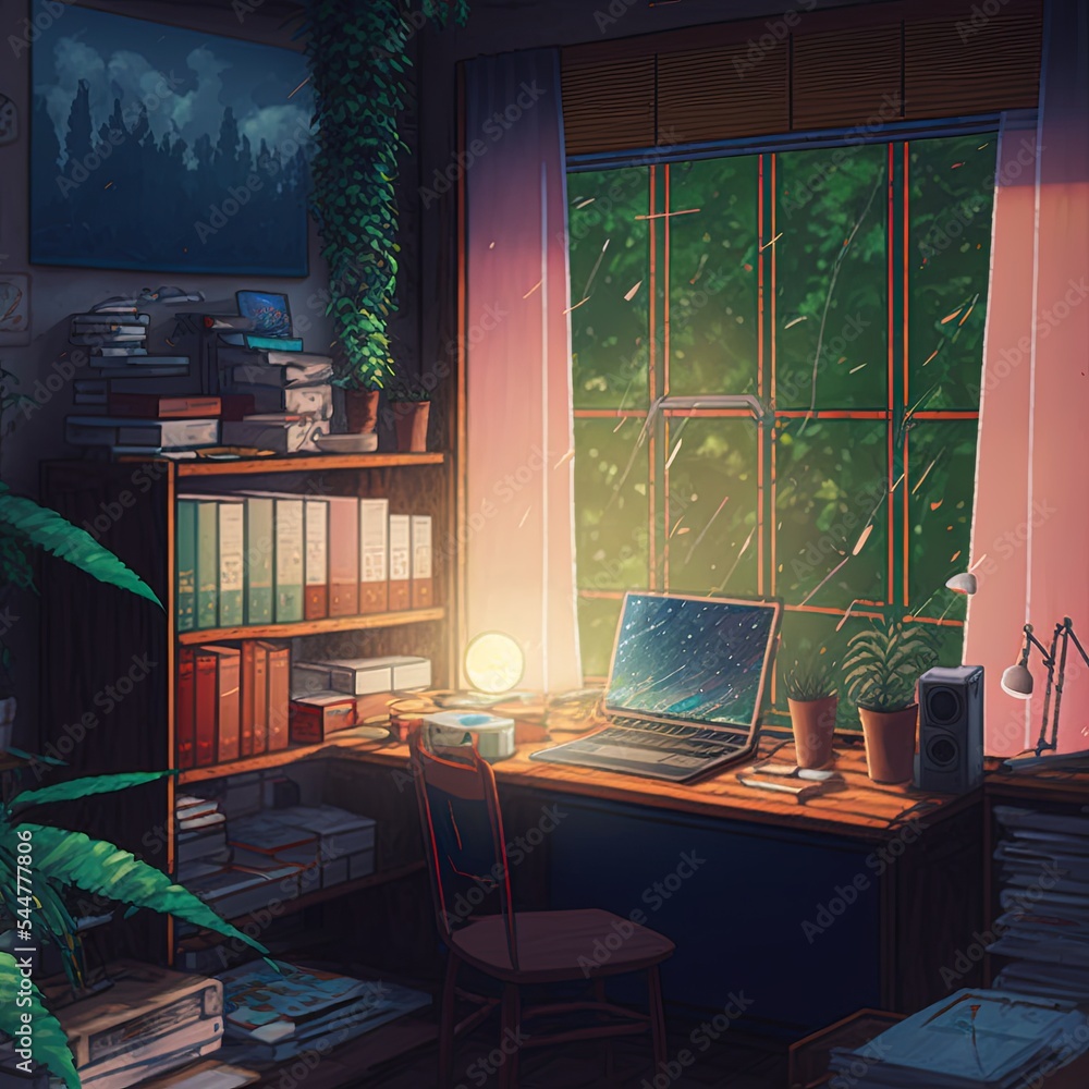 Anime School, book, School, desk, Anime, HD wallpaper | Peakpx