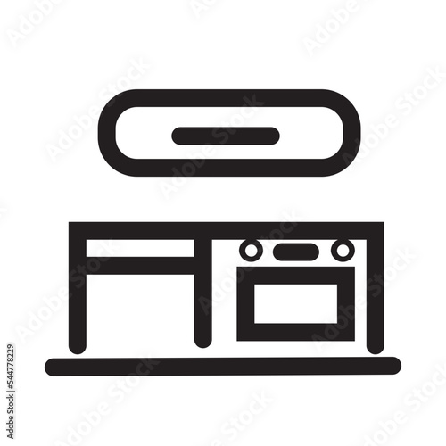 Apartment Furniture Interior Kitchen Icon