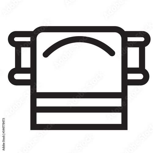 accessory bathroom dryer holder interior towel icon