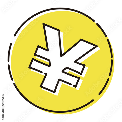 円（¥）通貨のイラスト