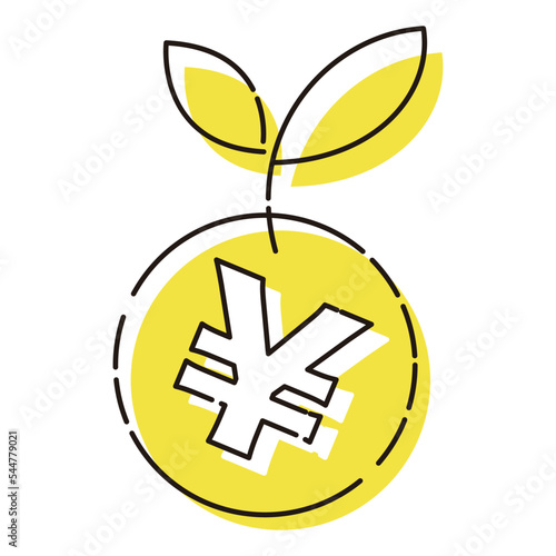 円（¥）通貨のイラスト