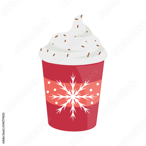 disposabe cup hot cocoa