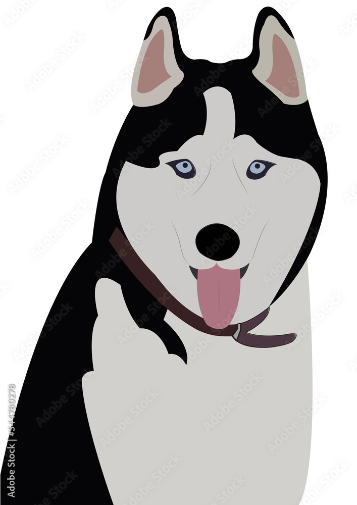 ILLUSTRATION OF DOG WOLF DRAWING ILLUSTRATION OF DOG WOLF DRAWING