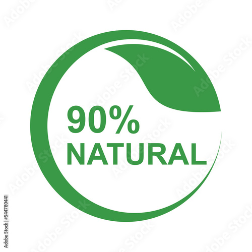 90 percent natural signs and symbols