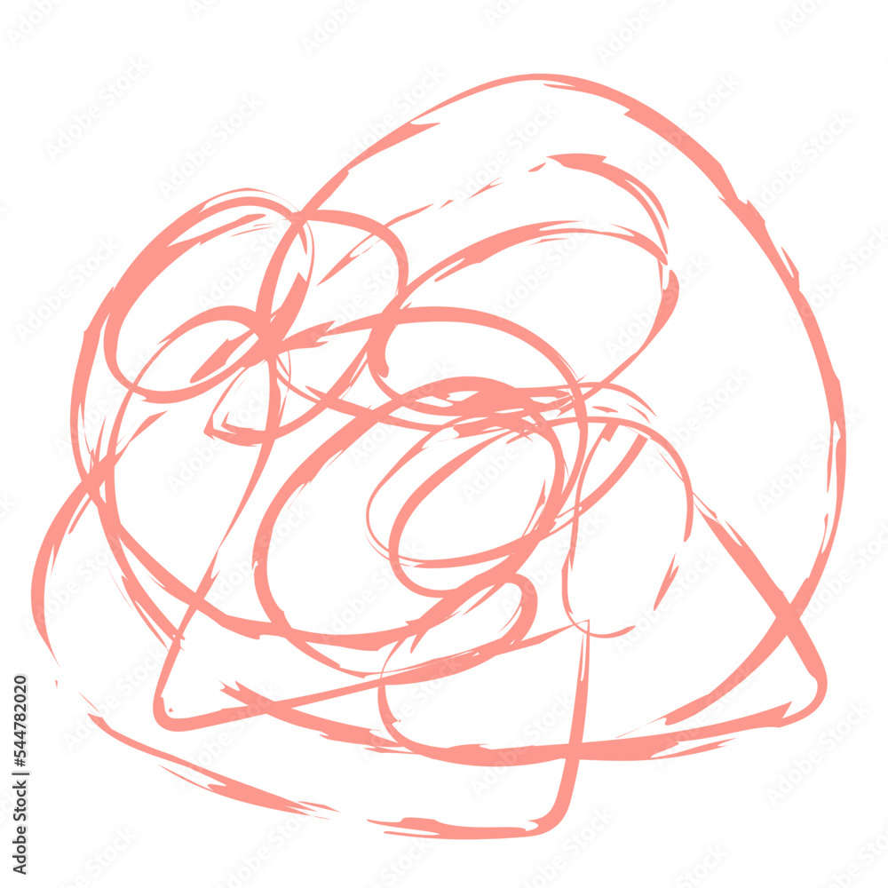 Scribble line hand drawn illustration Scribble line hand drawn illustration