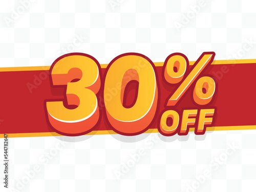 30 percent off